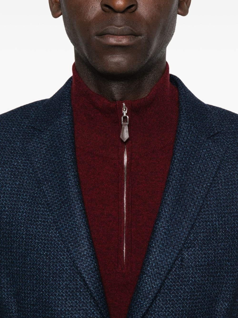 textured blazer - 5