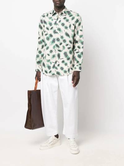 Paul Smith floral-print lyocell shirt outlook