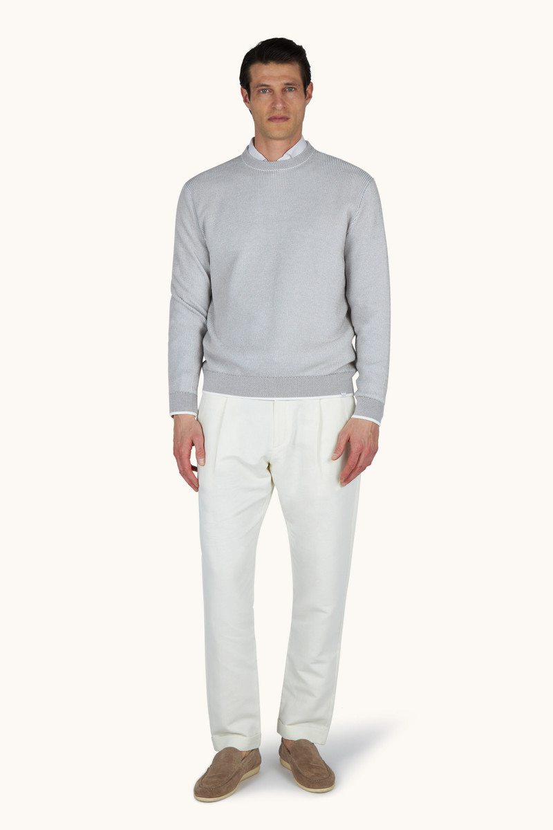 Paul & Shark PIUMA FEATHER-LIGHT COTTON SWEATER outlook
