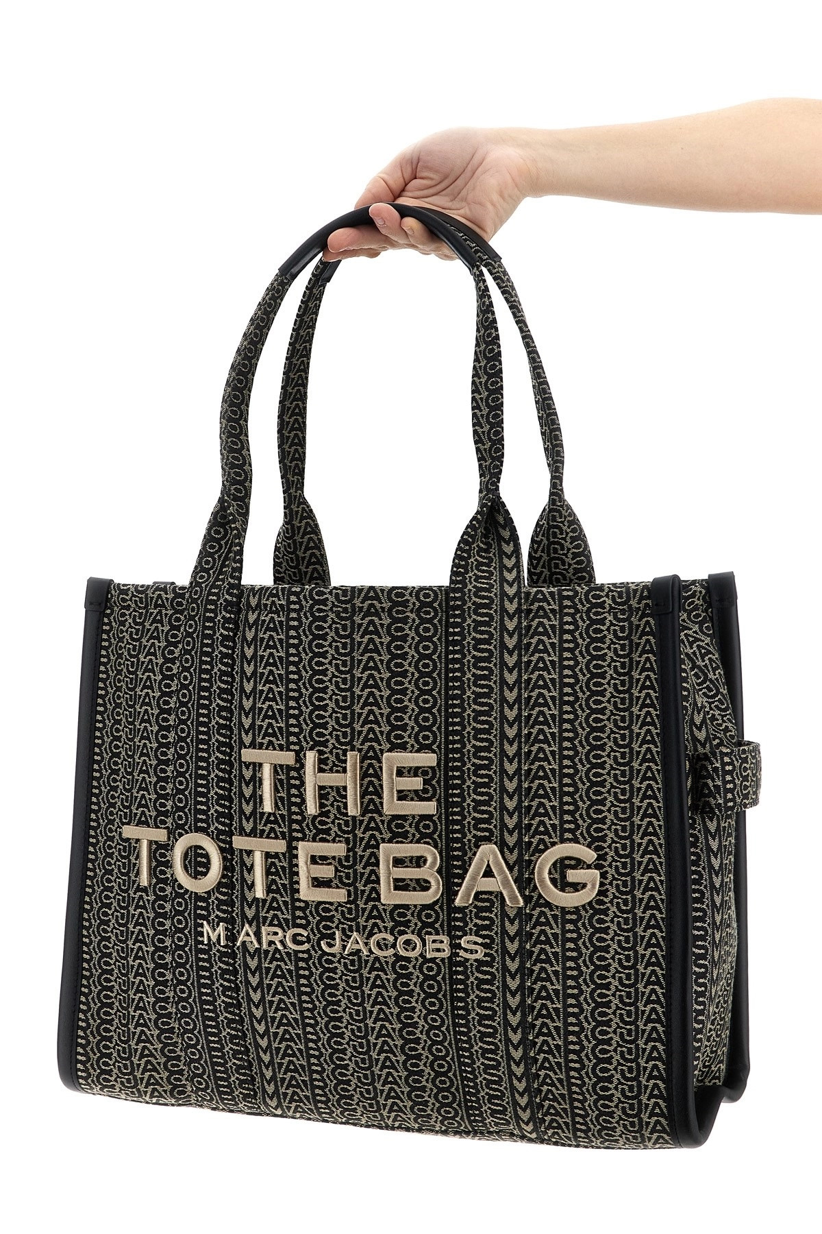 'The Monogram Jacquard Large Tote' shopping bag - 2