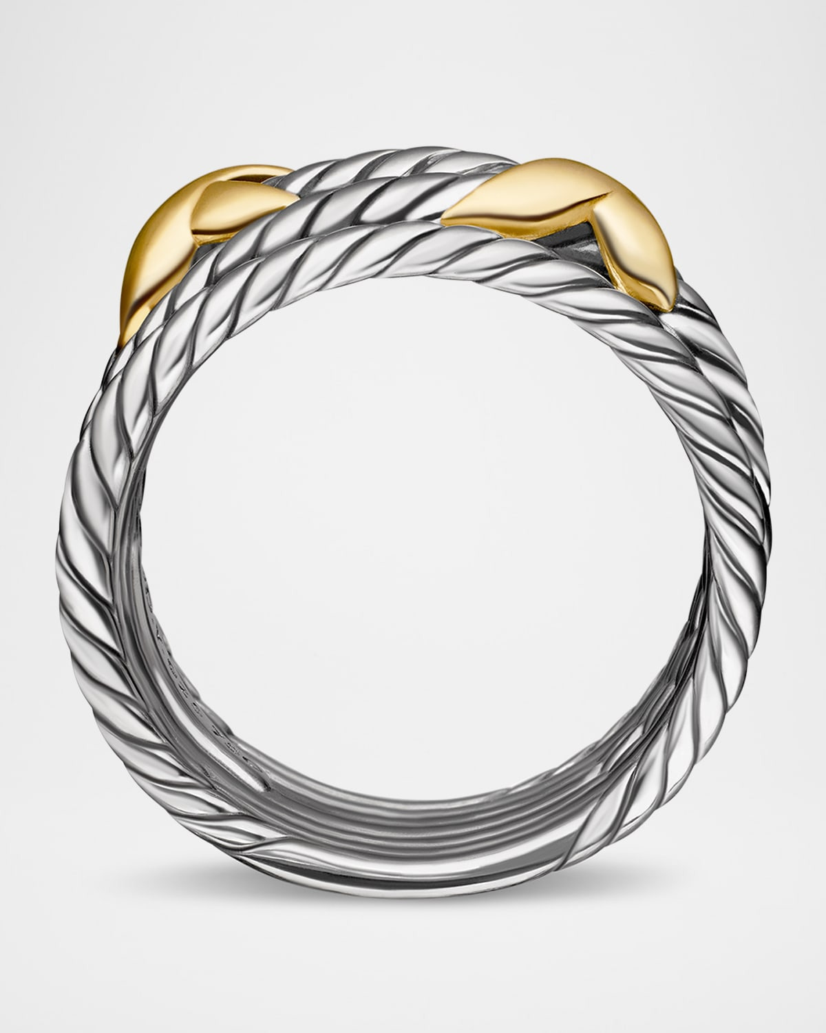 Double X Crossover Ring - 7