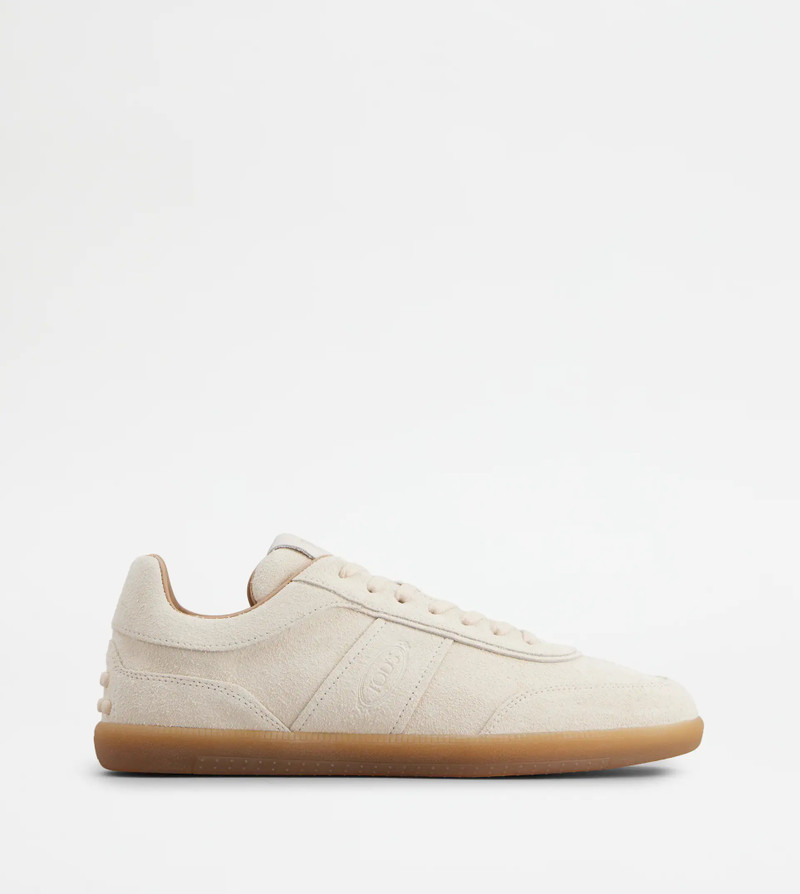 TOD'S TABS SNEAKERS IN SUEDE - OFF WHITE 1