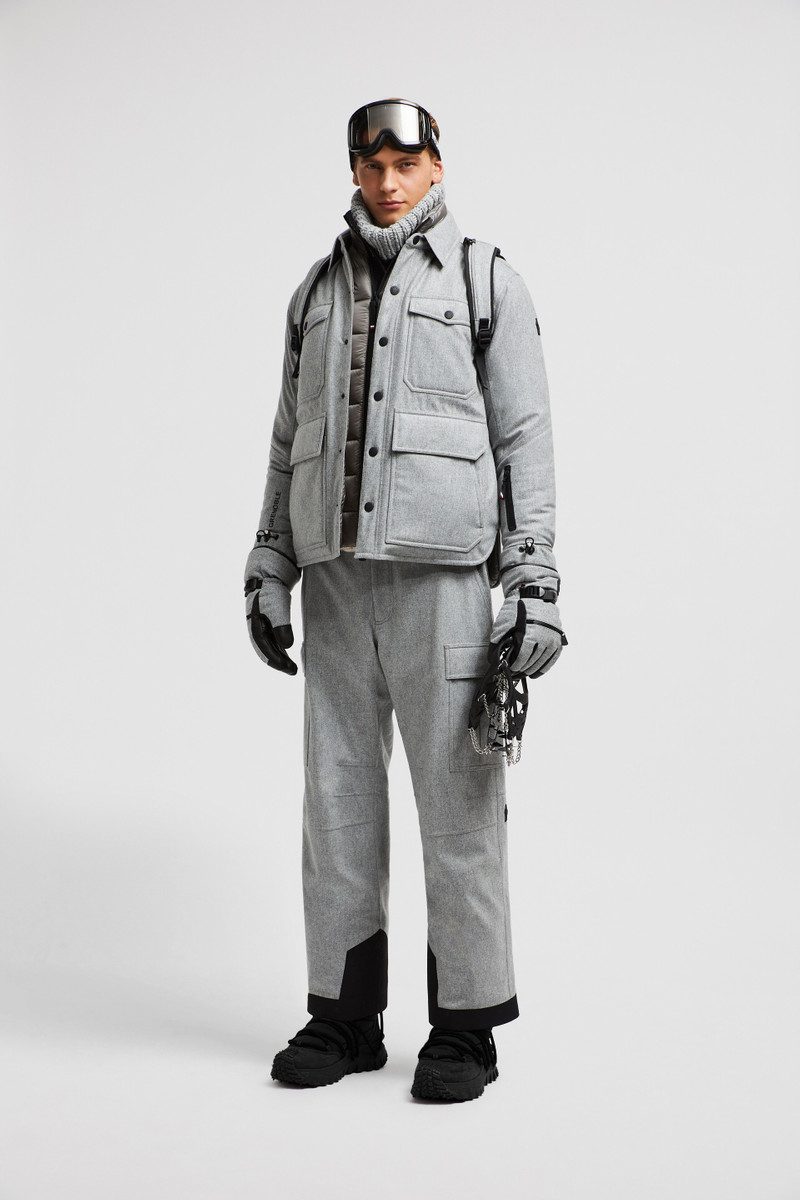 Moncler Grenoble Antuco Wool Down Shirt Jacket outlook