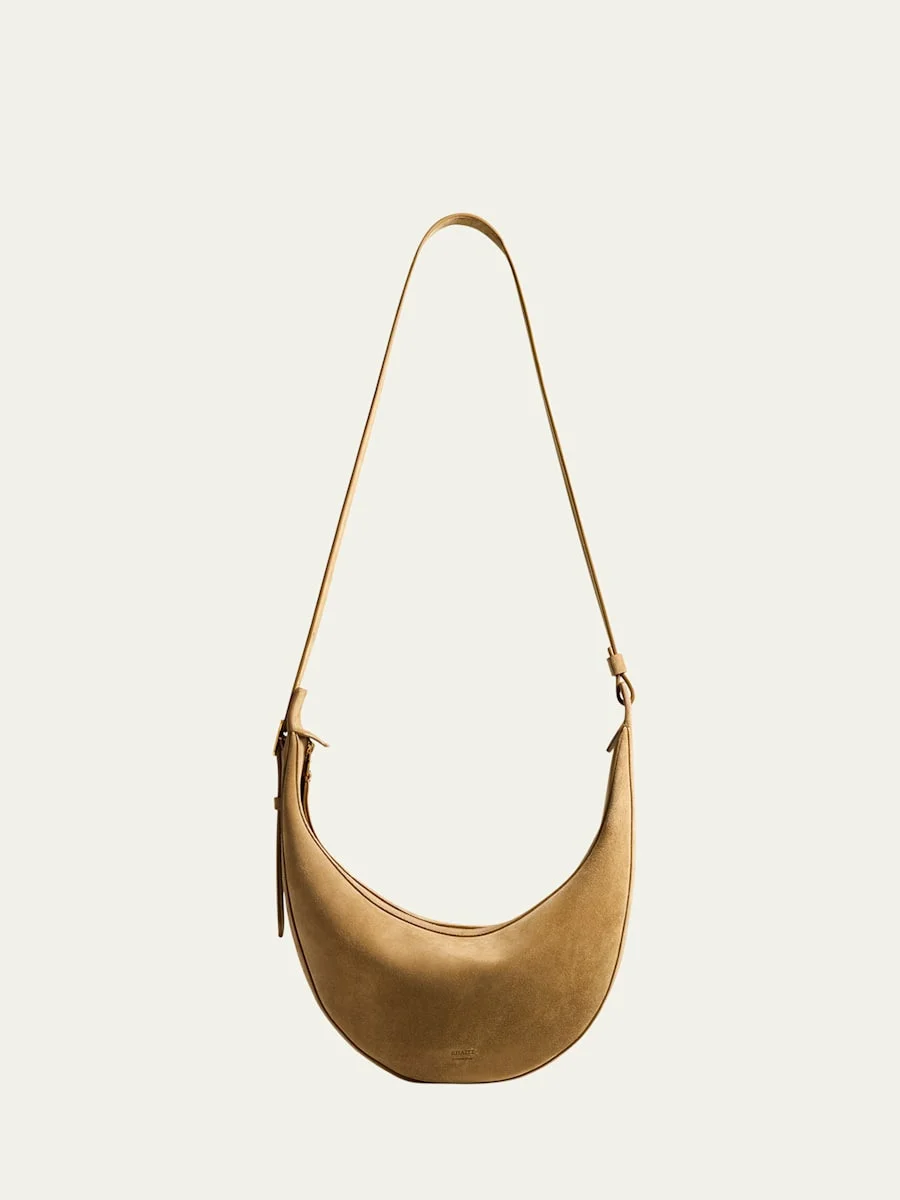 Augustina Small Suede Crossbody Bag - 1