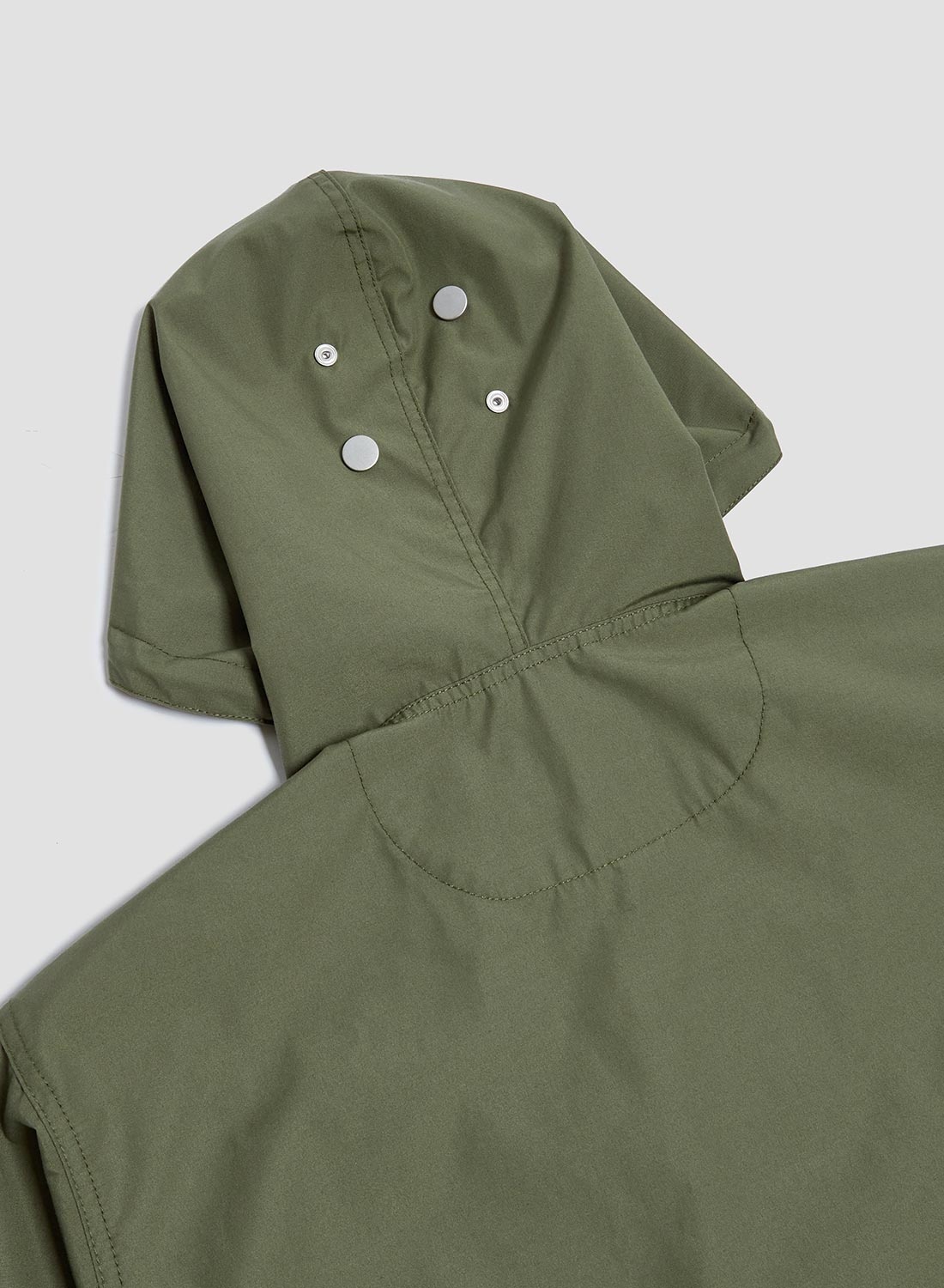 Zip Smock in Army - 10