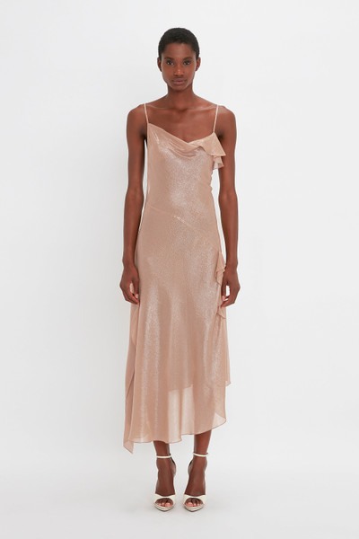 Victoria Beckham Bias Cami Slip Dress In Rosewater outlook