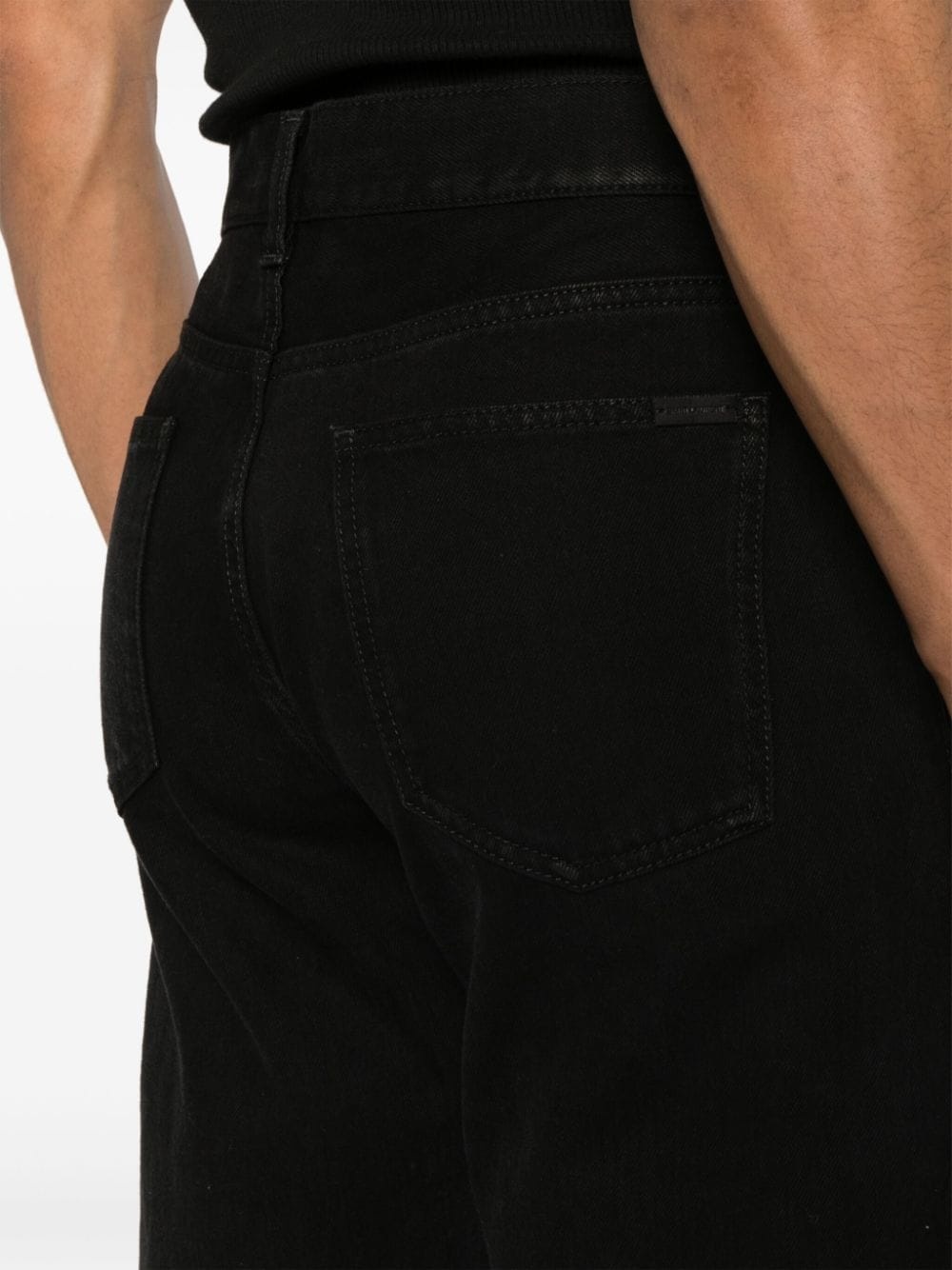 low-rise straight-leg jeans - 5