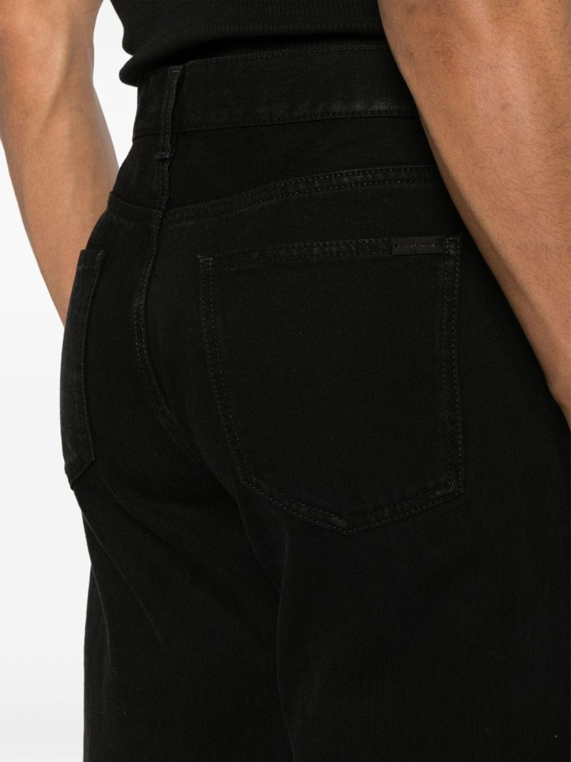 low-rise straight-leg jeans 5