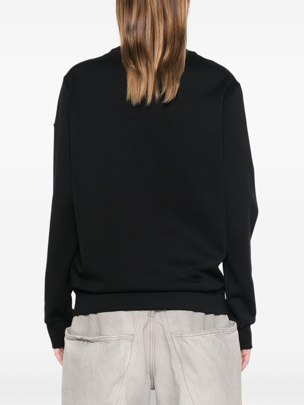 logo-plaque sweatshirt - 4