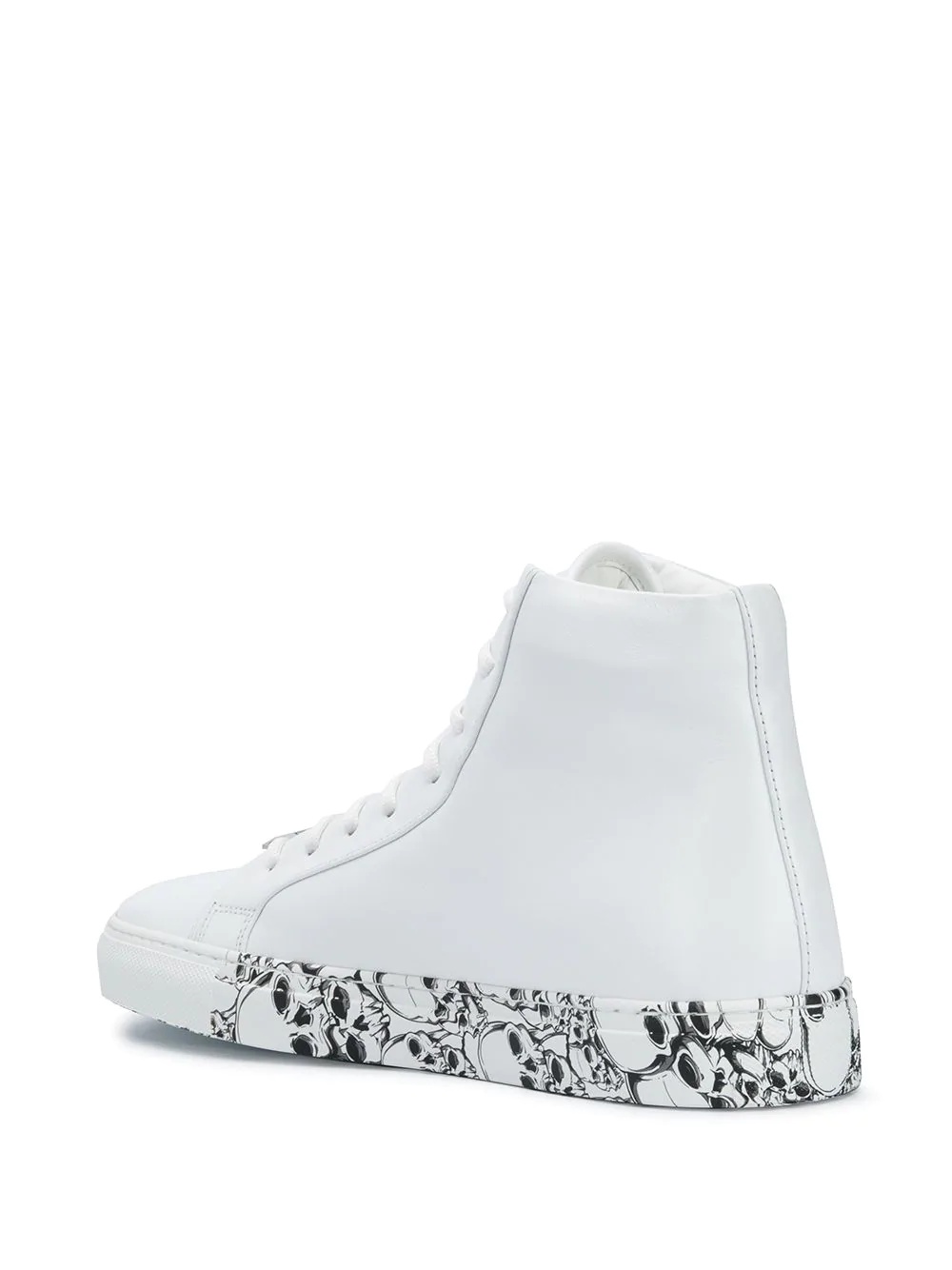 skull-print high-top sneakers - 3