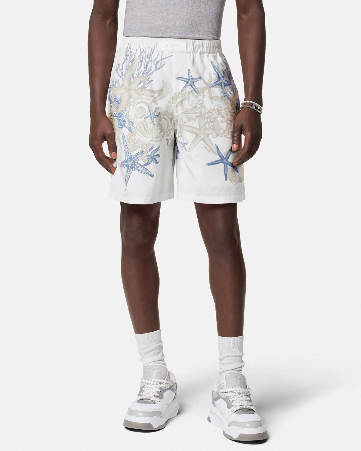 Barocco Sea Cotton Shorts - 4