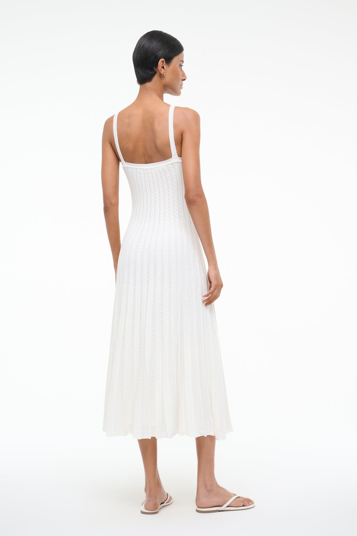 STAUD ELLEN DRESS IVORY - 6