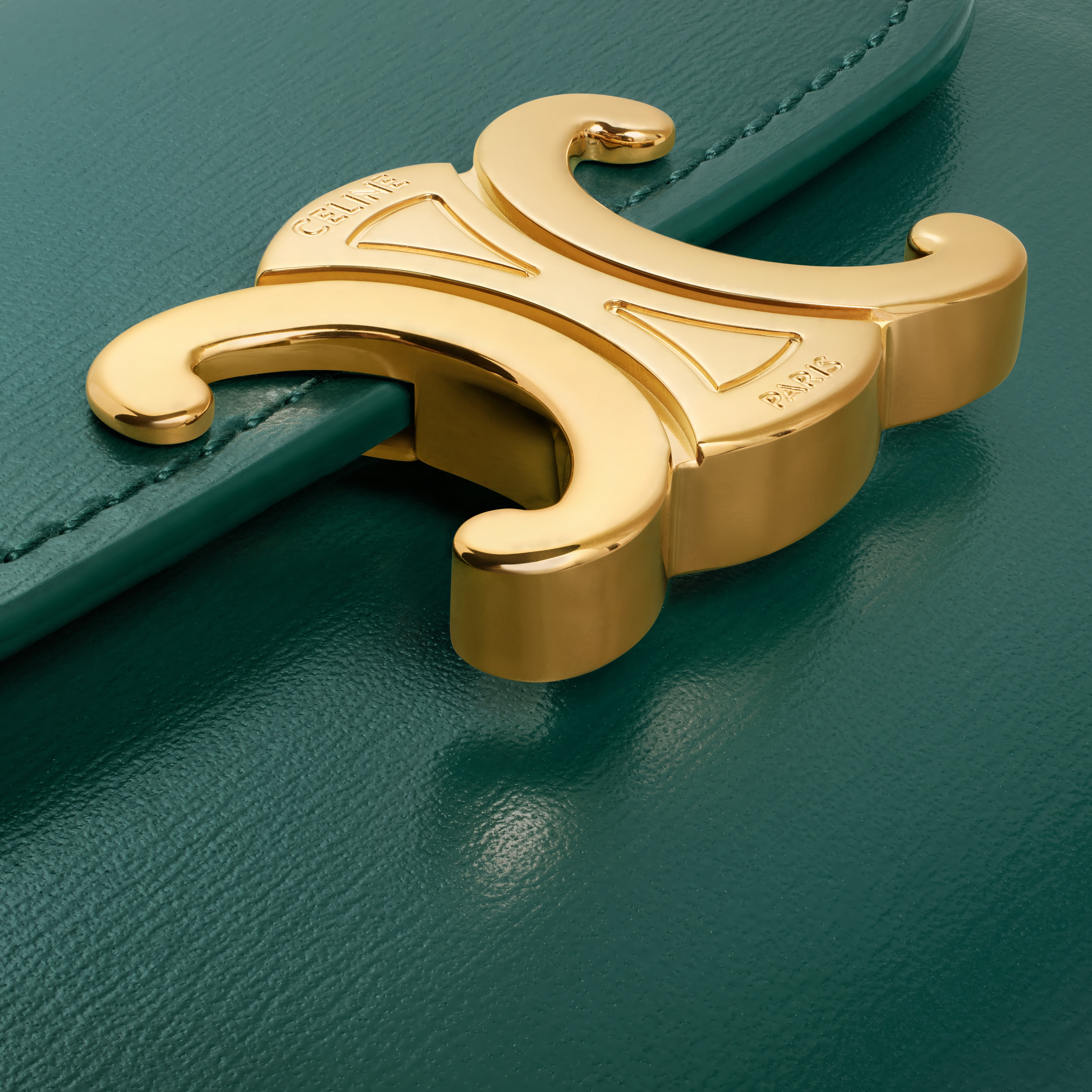 Small Wallet TRIOMPHE in Shiny calfskin - 5