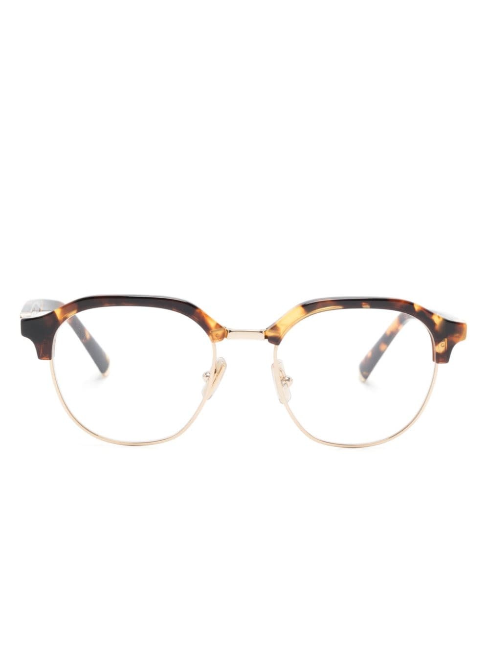 Clubmaster-frame glasses - 1