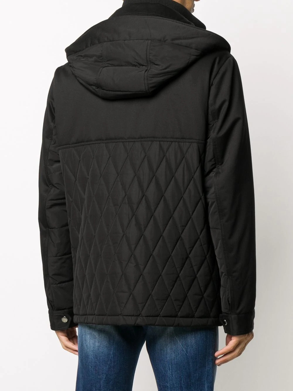 quilted hooded jacket - 4