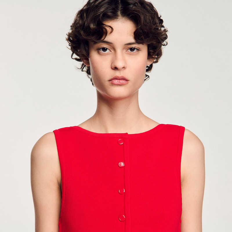 Sandro SLEEVELESS SWEATER outlook