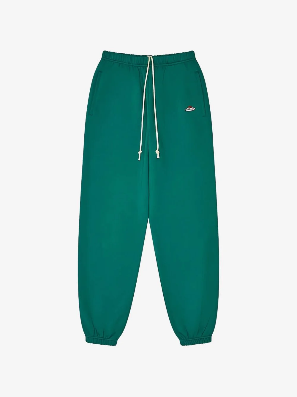 x Fruit Of The Loom logo-patch drawstring track pants - 1