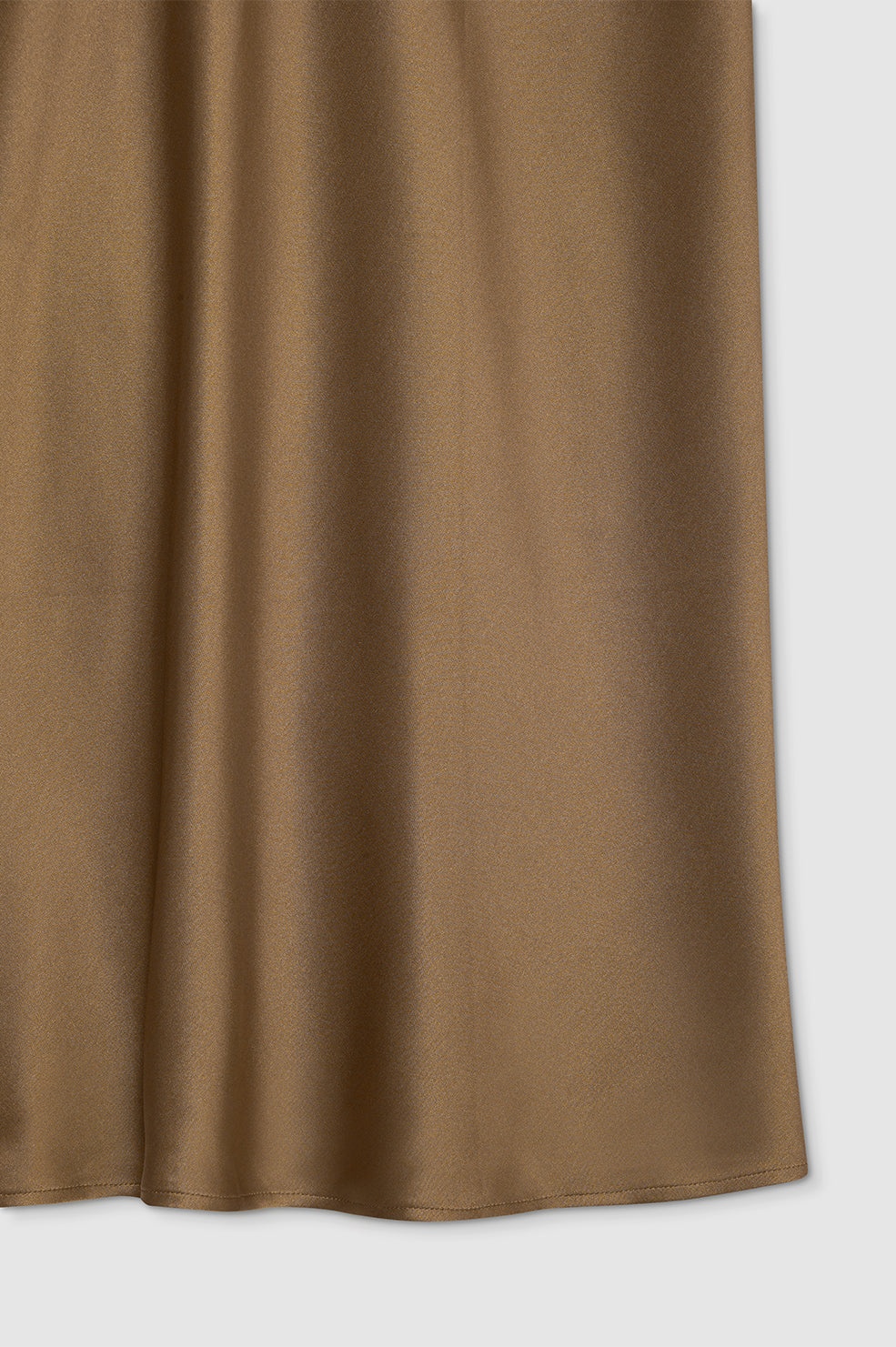 Bar Silk Skirt - Sepia - 4