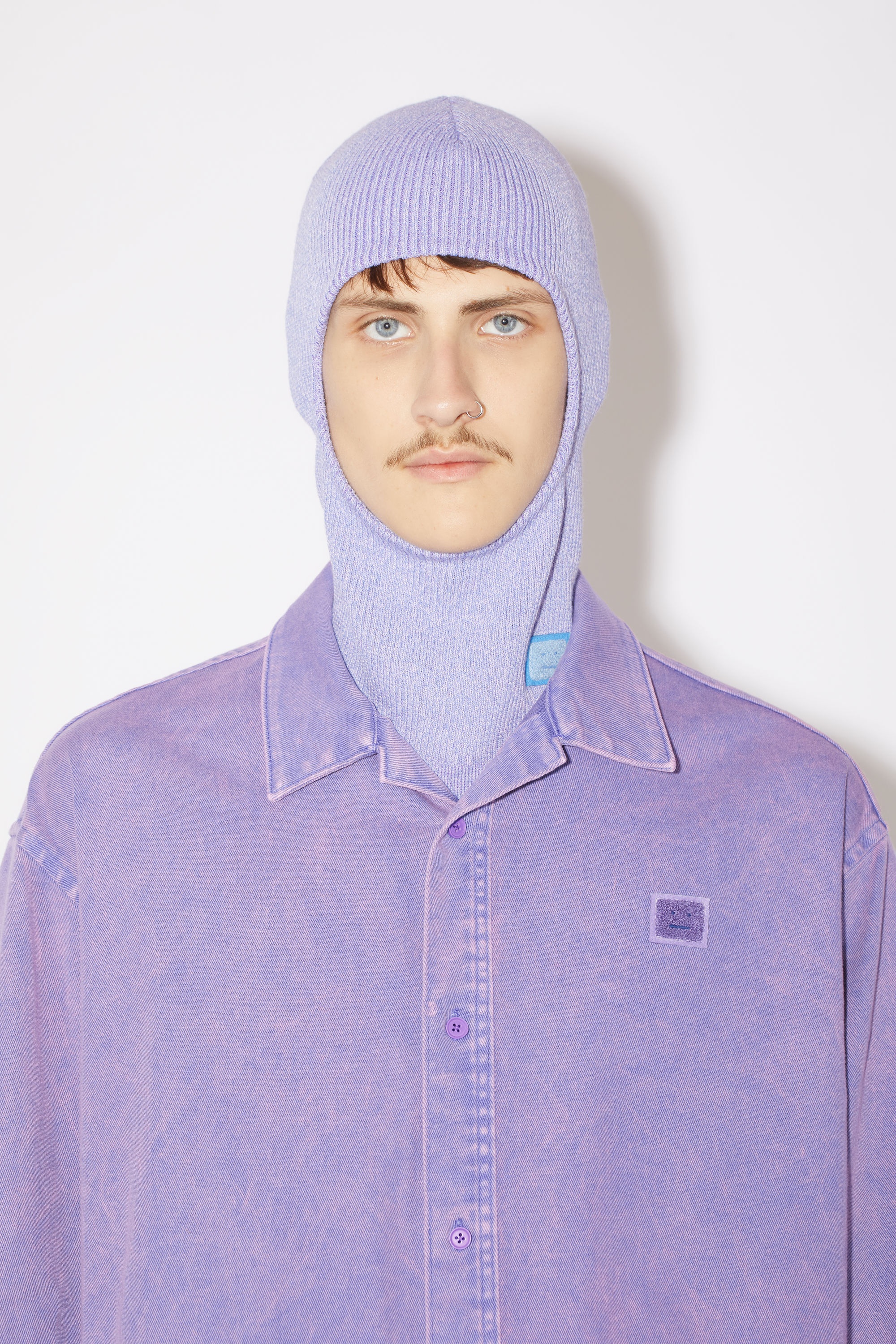 Face patch overshirt - Iris purple - 6