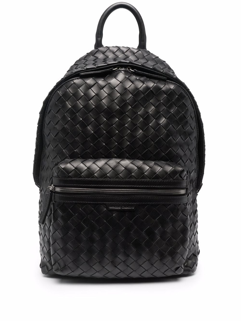 Armor woven leather backpack 1