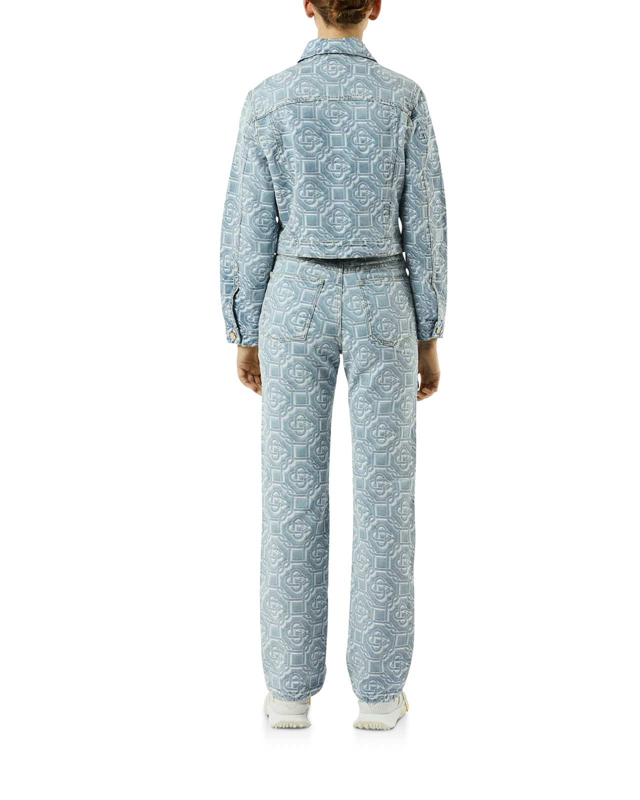 Classic Monogram Bleached Denim Pant - 3
