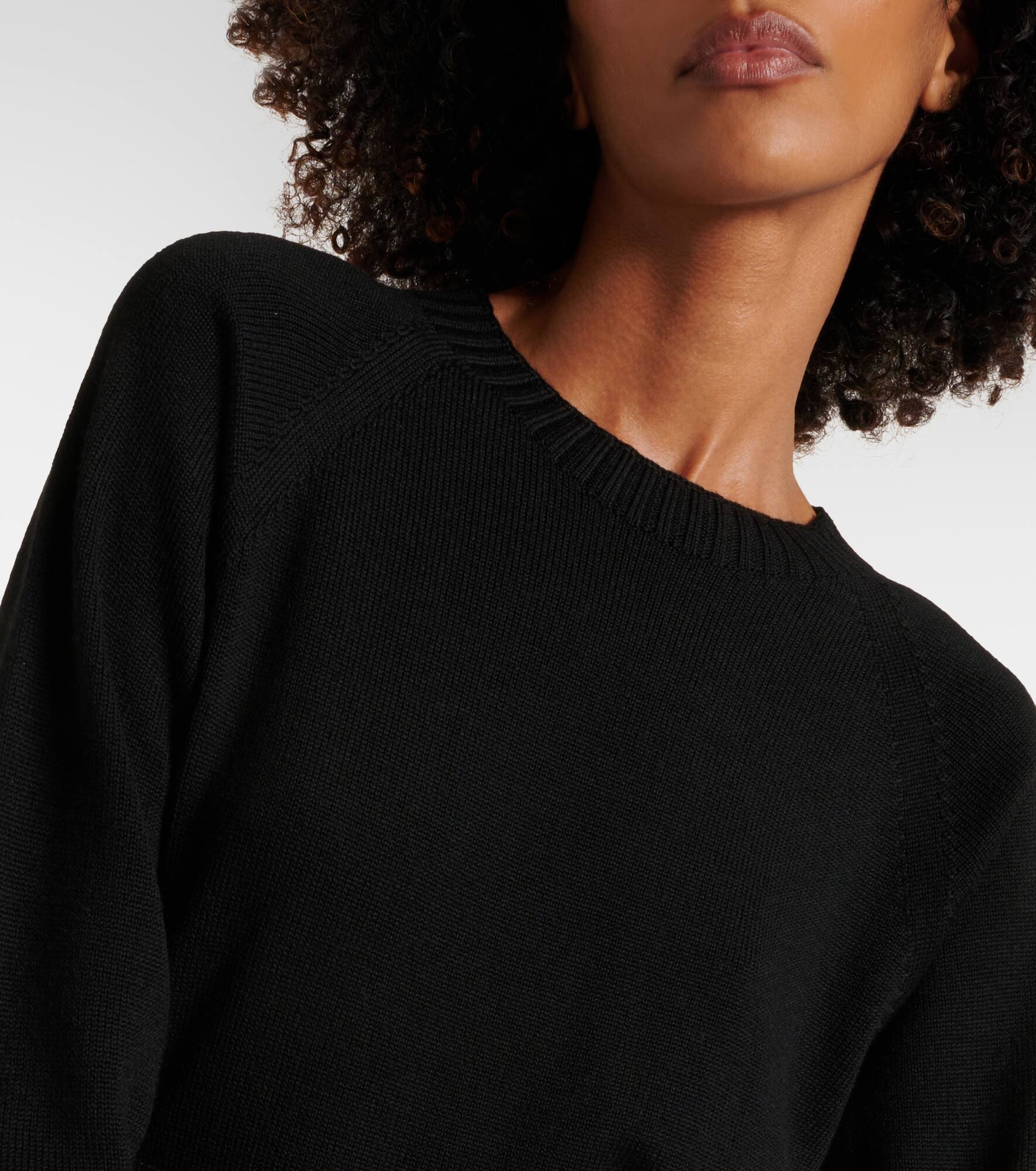 Virgin wool midi dress - 4