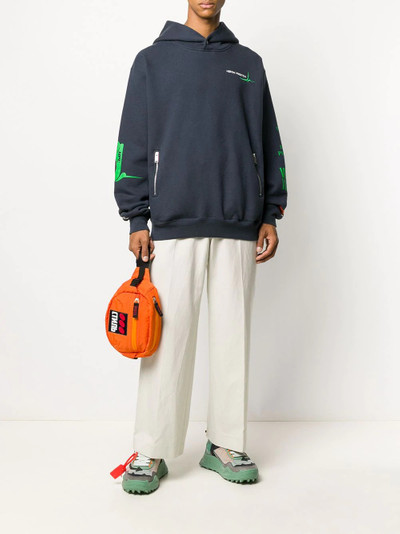 Heron Preston graphic print hoodie outlook