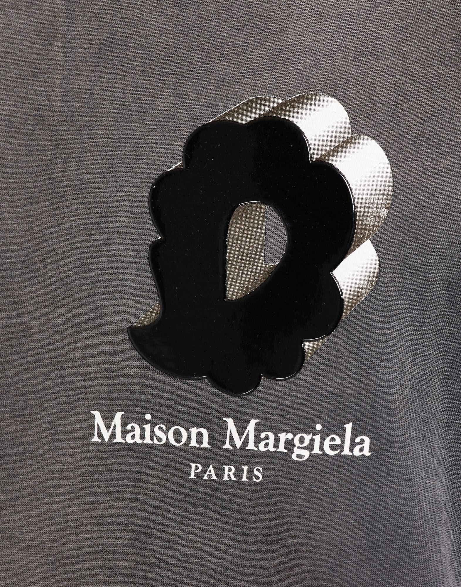 Vintage wash logo print t-shirt - 6