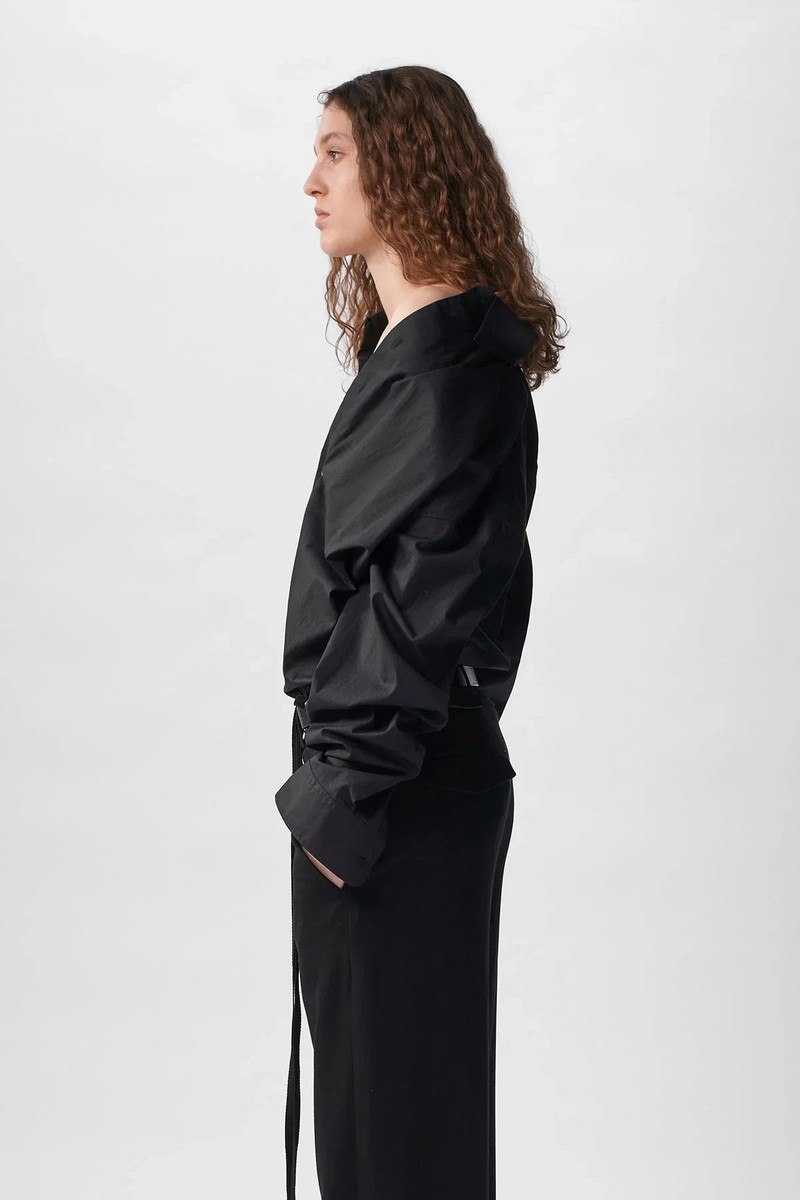 Ann Demeulemeester Nelly Dropped Shoulder Shirt Popeline outlook