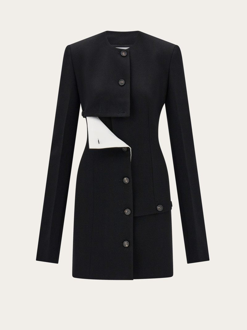 Wool jacket with button detail 6