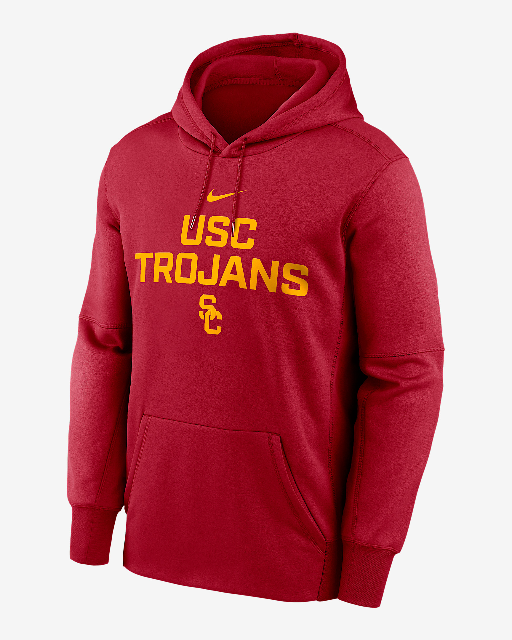 USC Team Stacked Men’s Nike Therma College Pullover Hoodie - 1