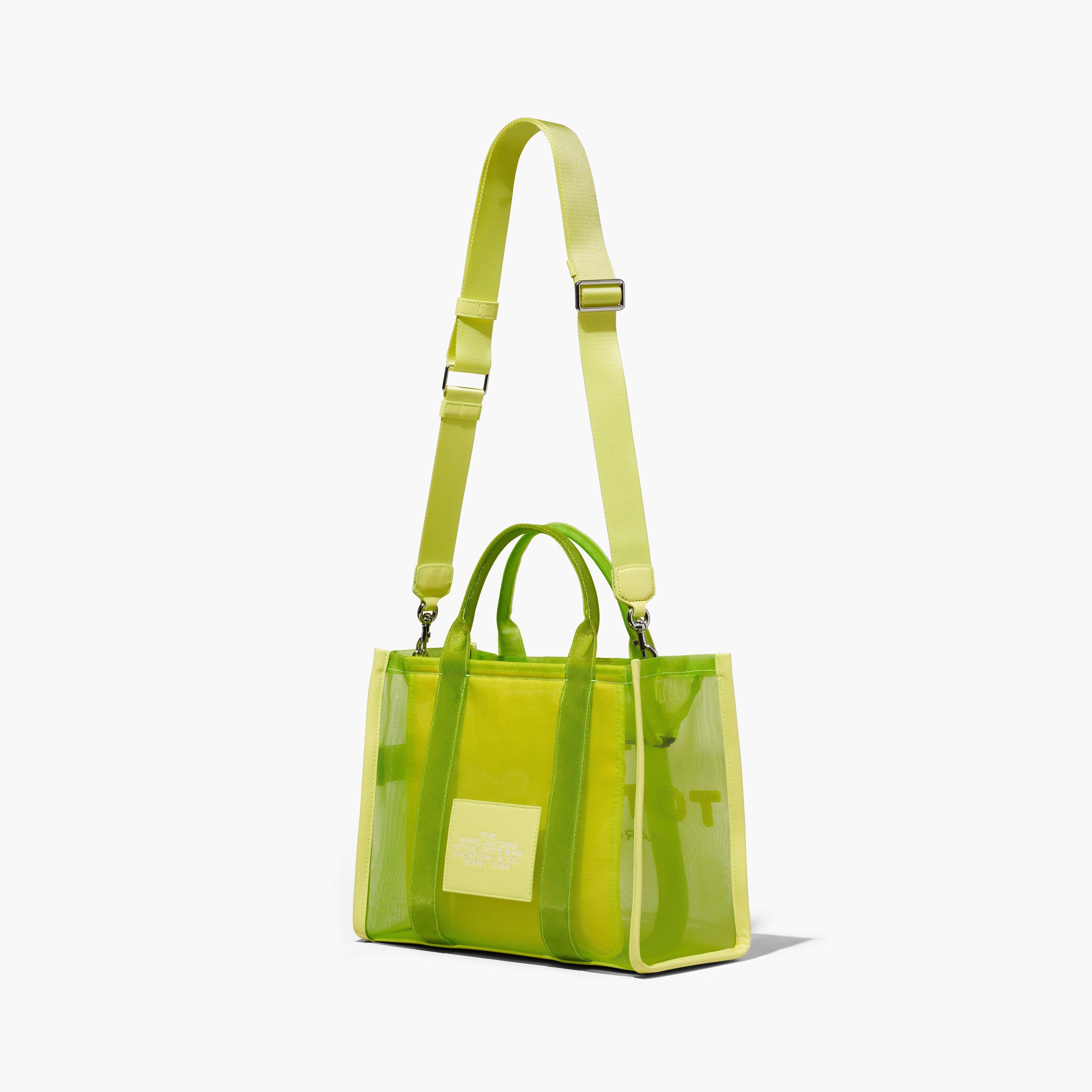 marc jacobs green mesh tote