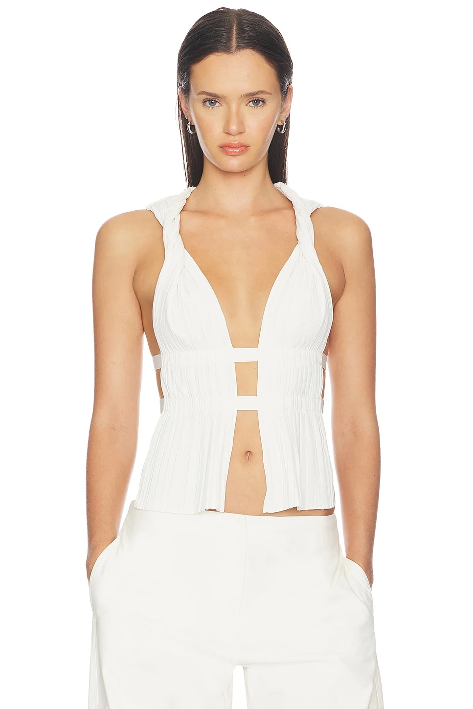 Pleated Panel Top - 1