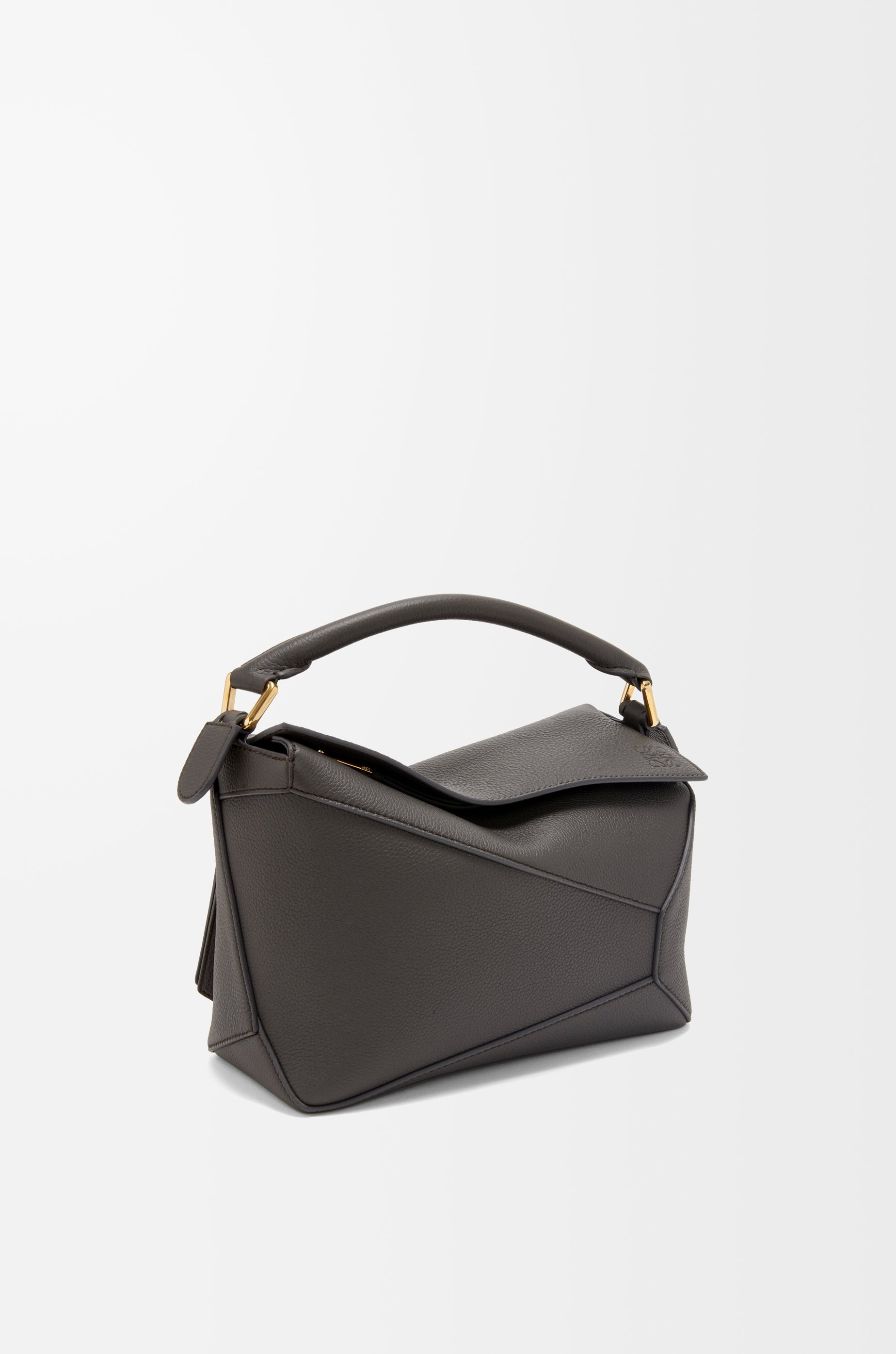 Small Puzzle bag in soft grained calfskin - 4