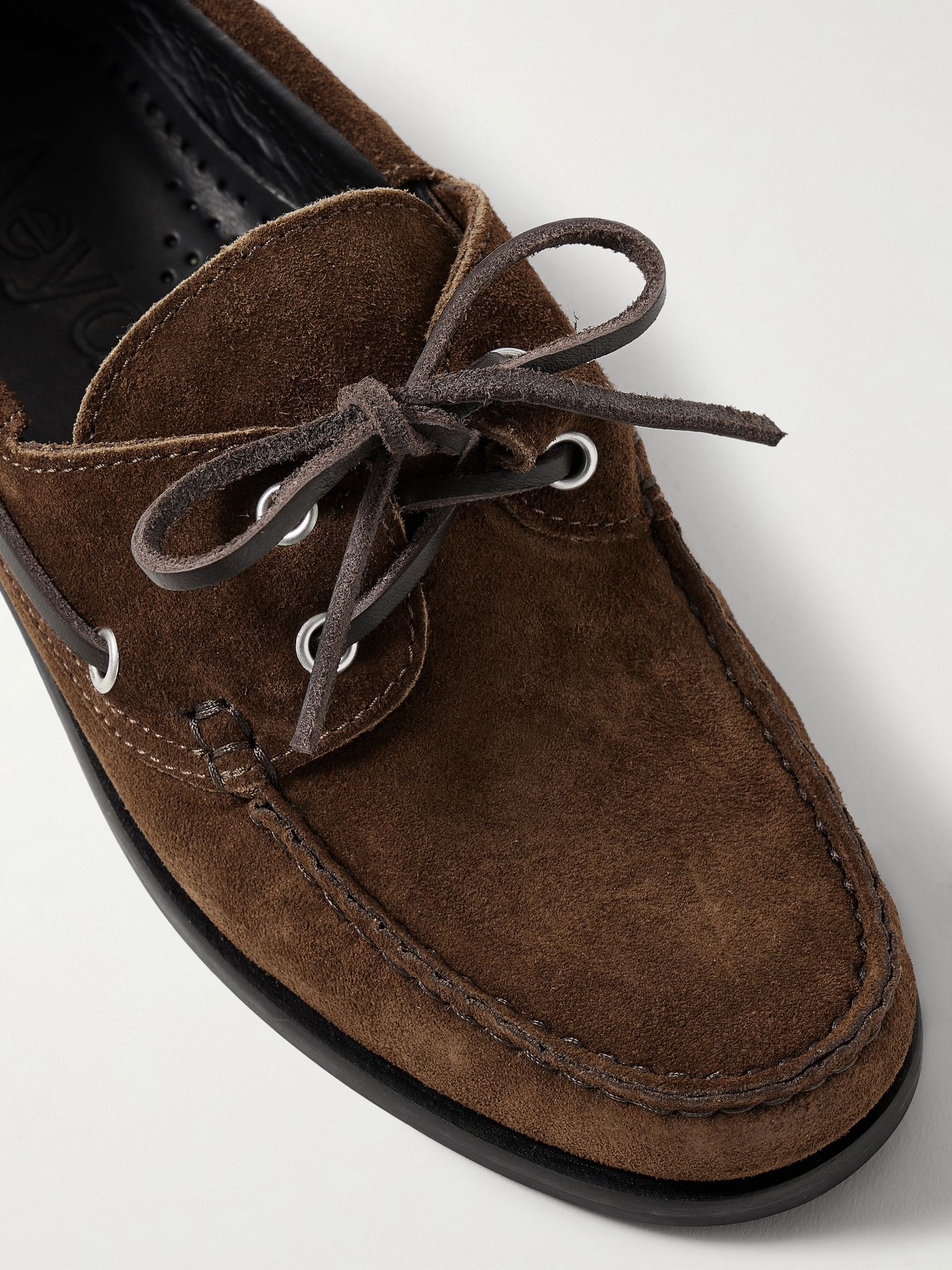 Harris suede boat shoes Chocolate - 4