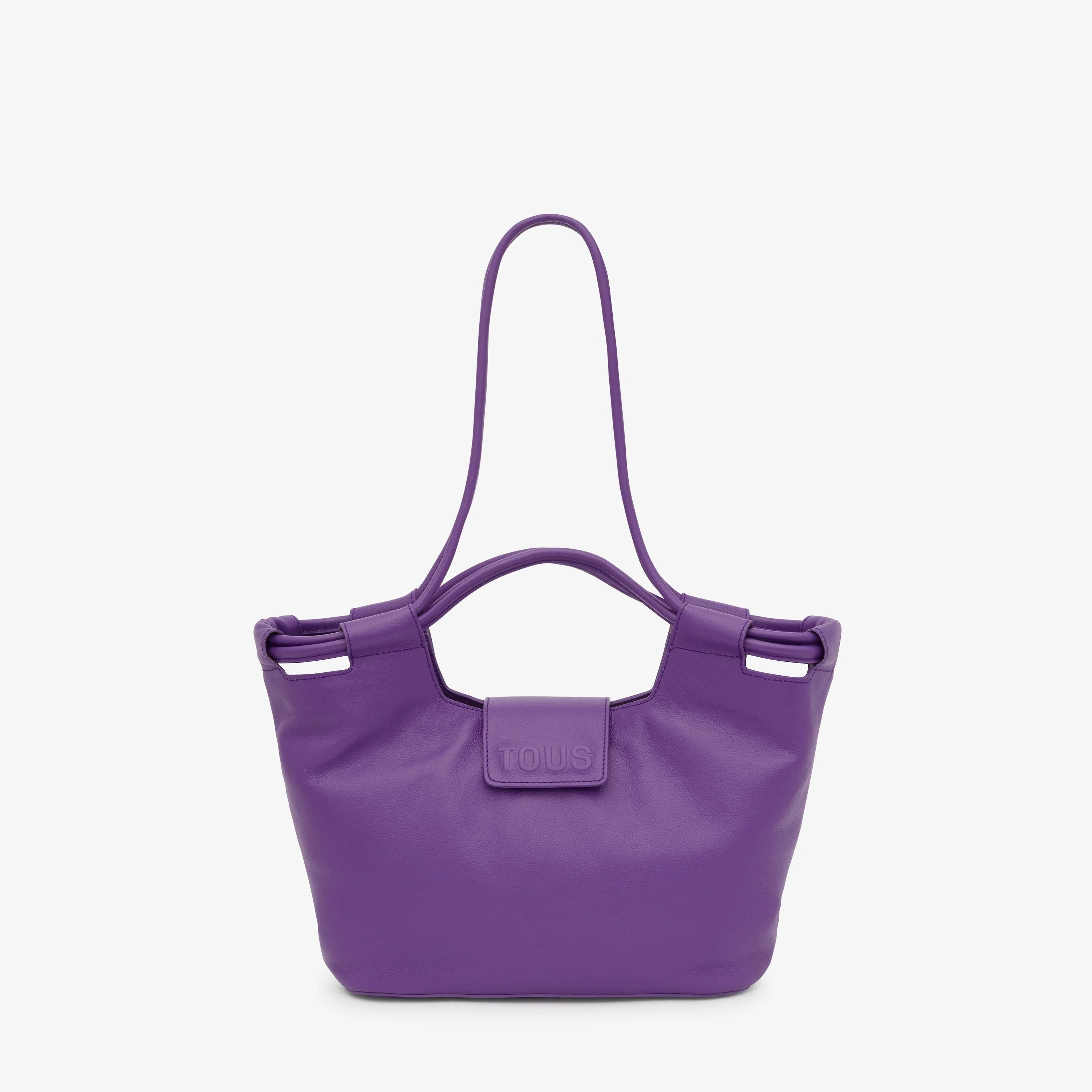 Medium purple leather Tote bag TOUS Sun - 1