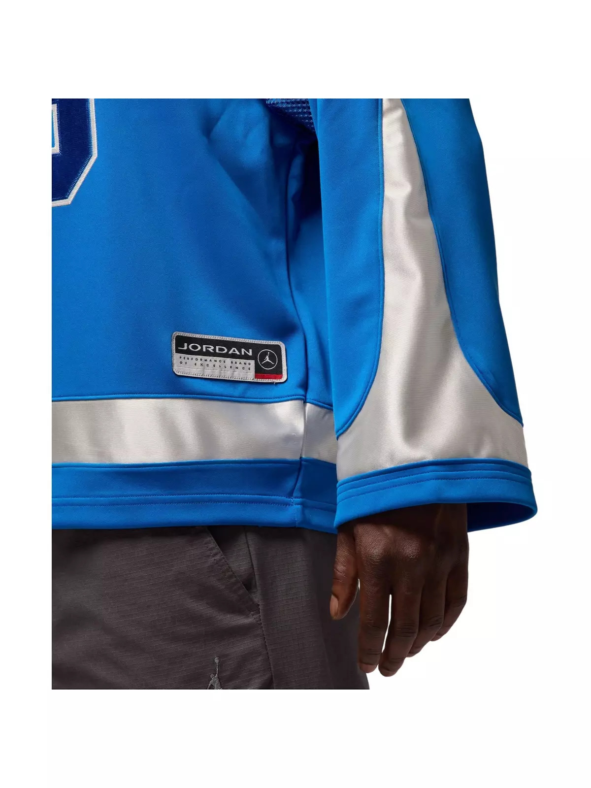 Men's Brooklyn Collegiate Hockey Jersey-Blue - 5