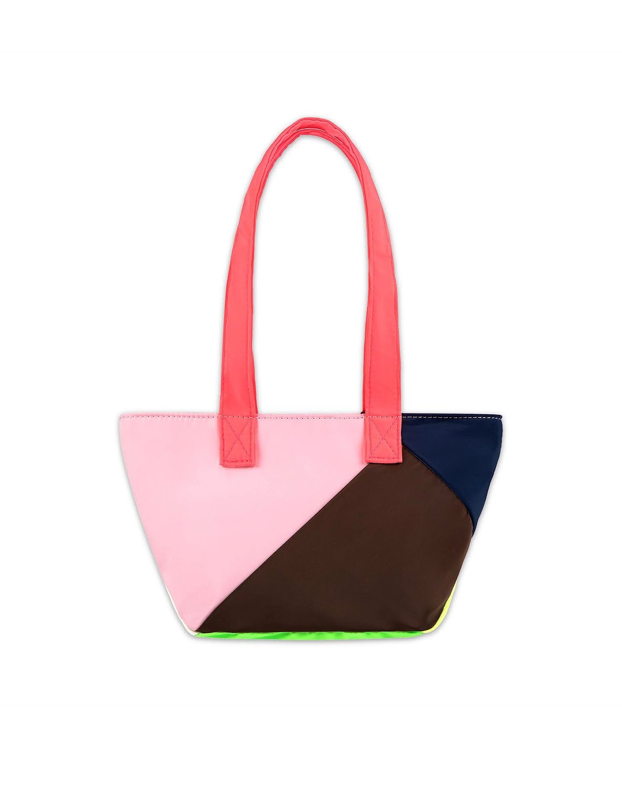 Mini Colorblock Nylon Tote - 2