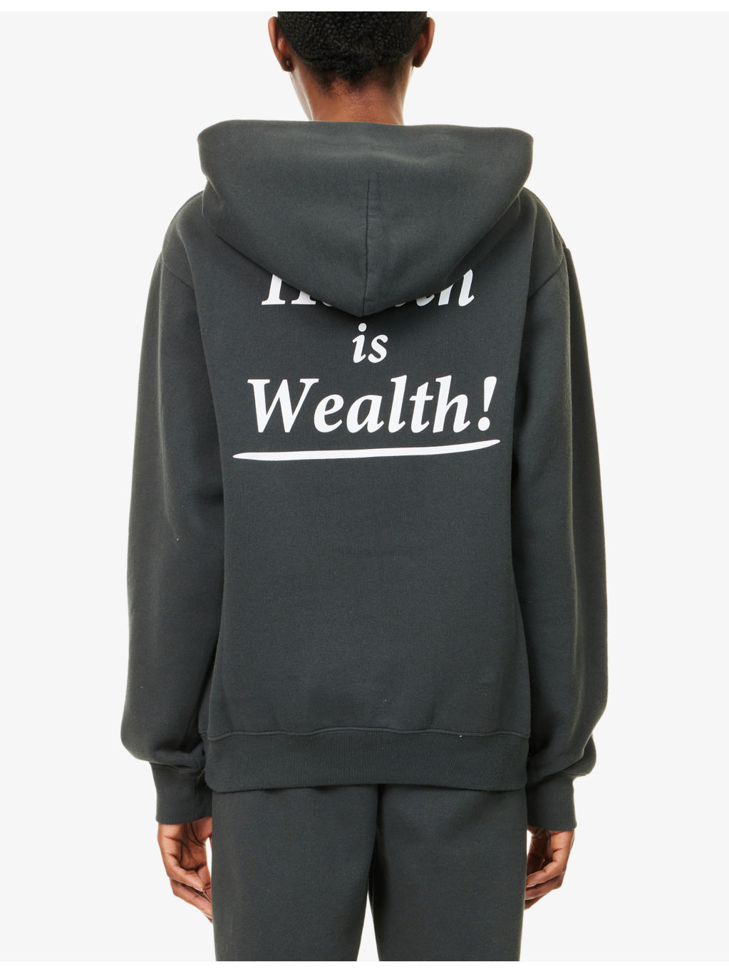 Logo-Print Relaxed-Fit Cotton-Blend Hoody - 4