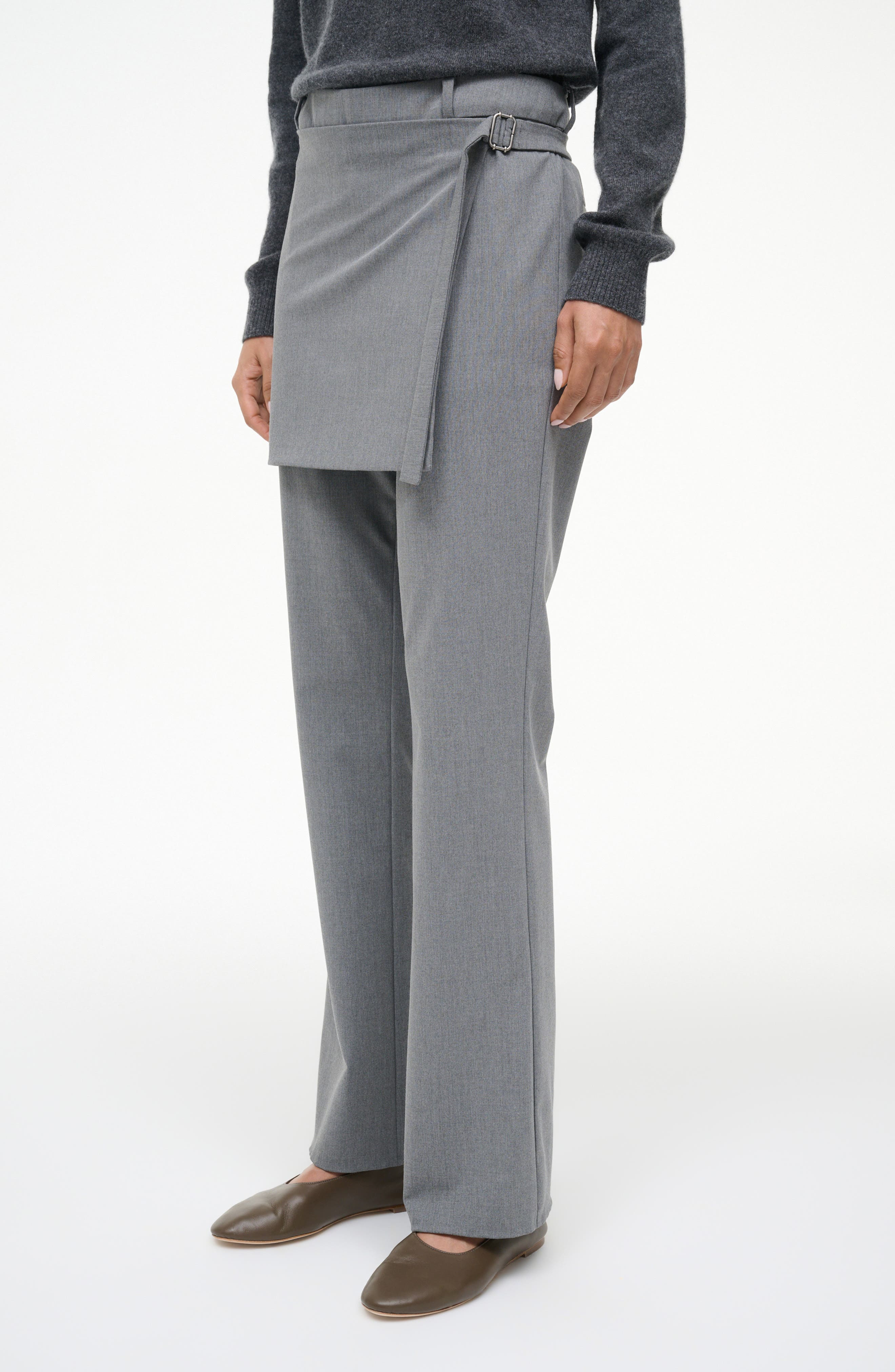 STAUD Hannah Panel Detail Pants in Static at Nordstrom - 3