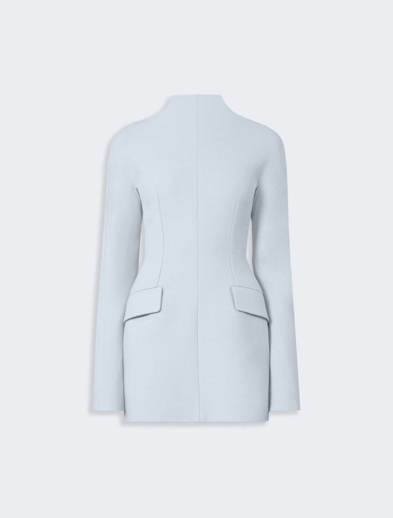 Short dress with contoured sides - KLEPSYDRA CAPSULE - LIGHT BLUE 1