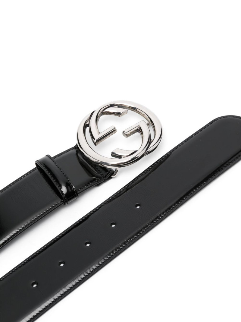 GUCCI Interlocking G buckle-fastening belt outlook