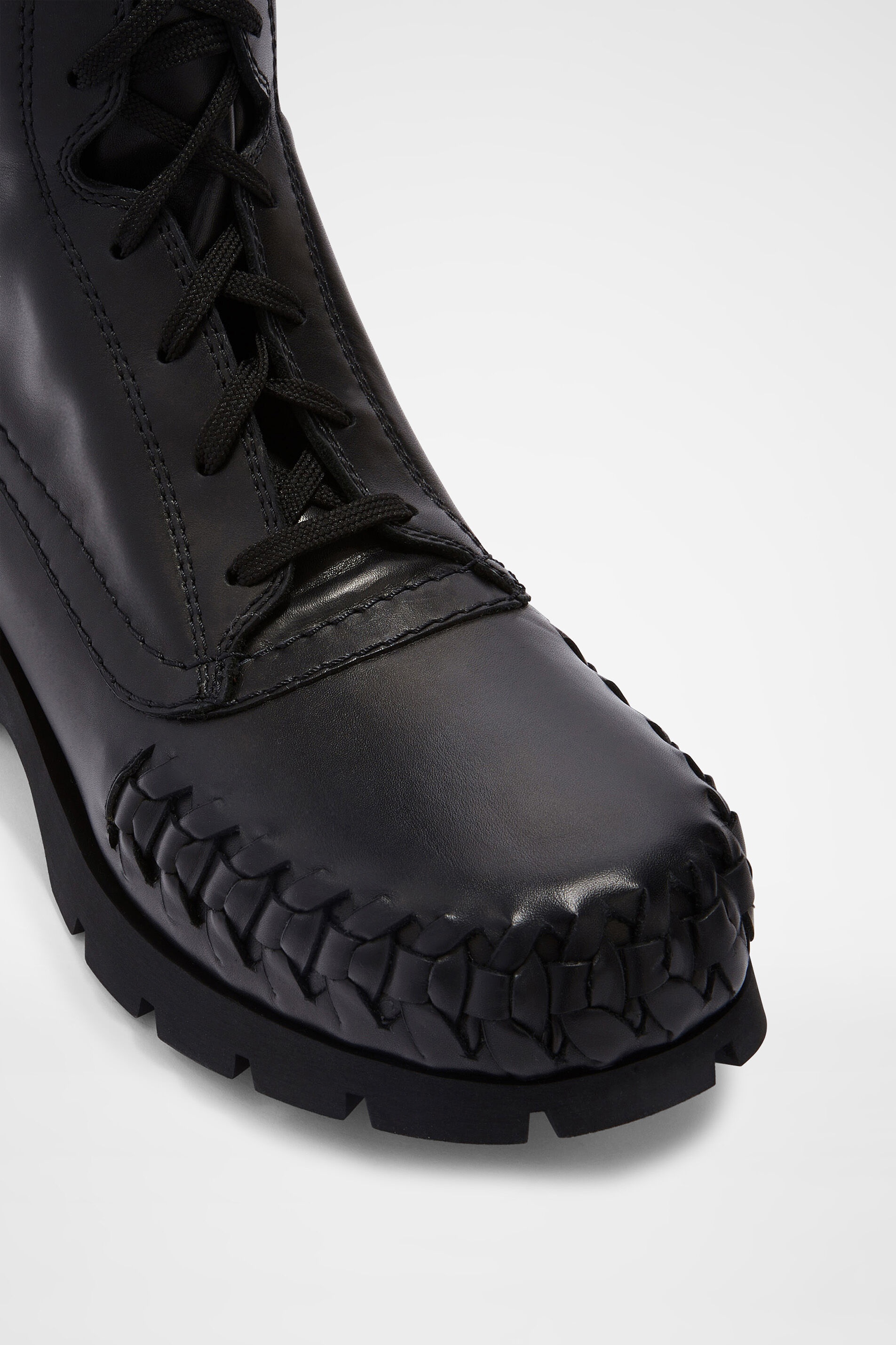 Lace-Up Boots - 6