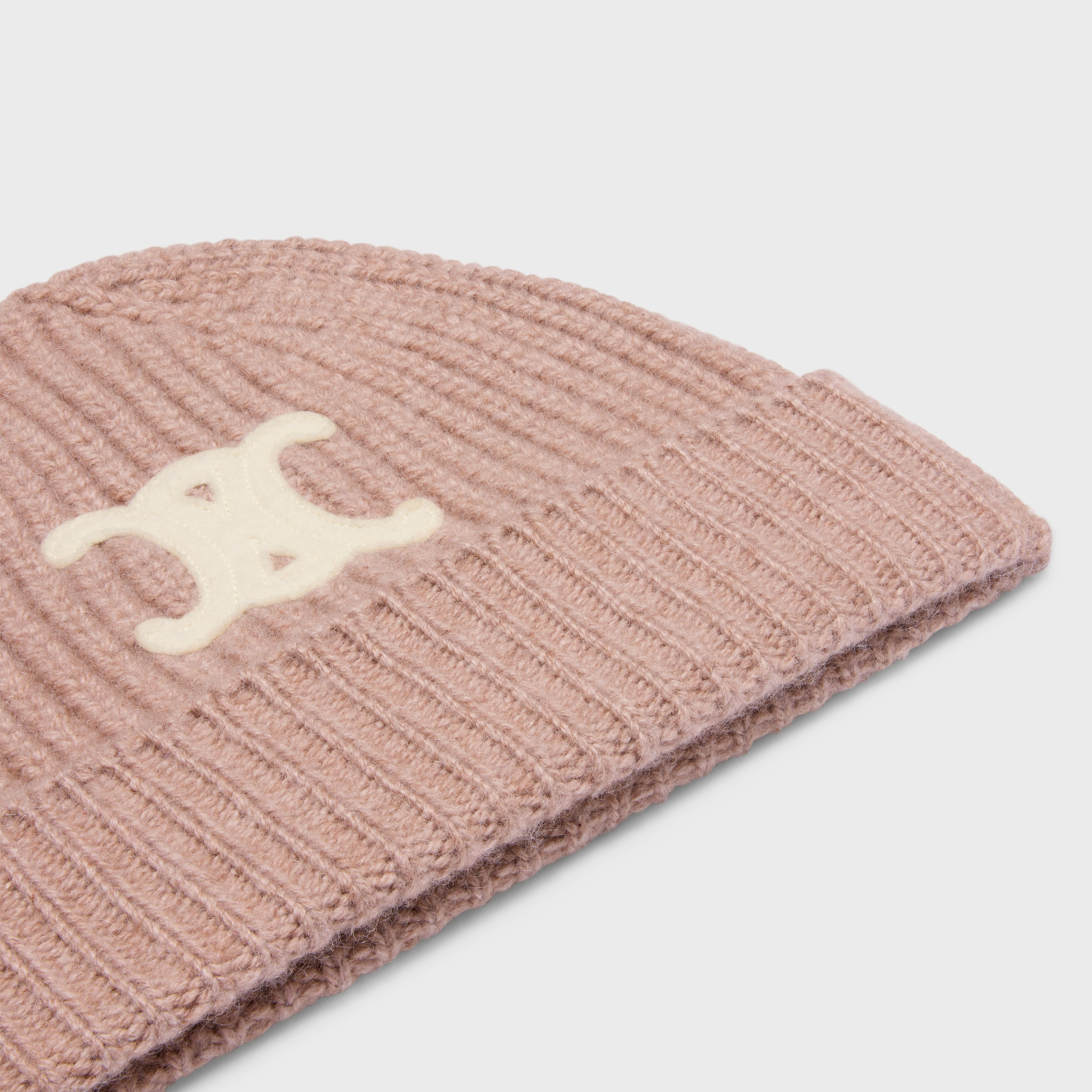 triomphe beanie in seamless cashmere - 3