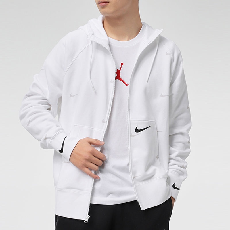 Nike AS Nike Sportswear SWOOSH FZ SBB Hoodie 'White' DA0083-100 - 4