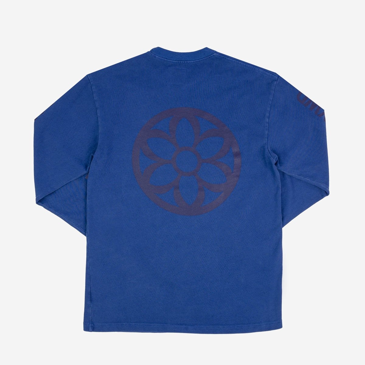 GA-LS-COB GOOD ART HLYWD Heavyweight Long Sleeve Crew Neck T-Shirt - Cobalt Blue - 5