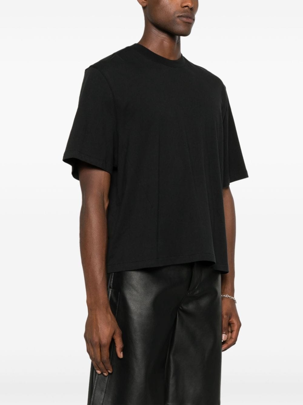 Dart crew-neck T-shirt - 4