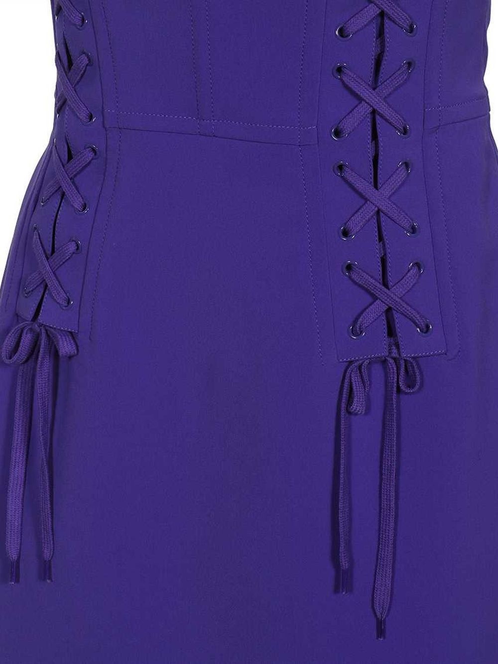 corset-style midi dress - 3