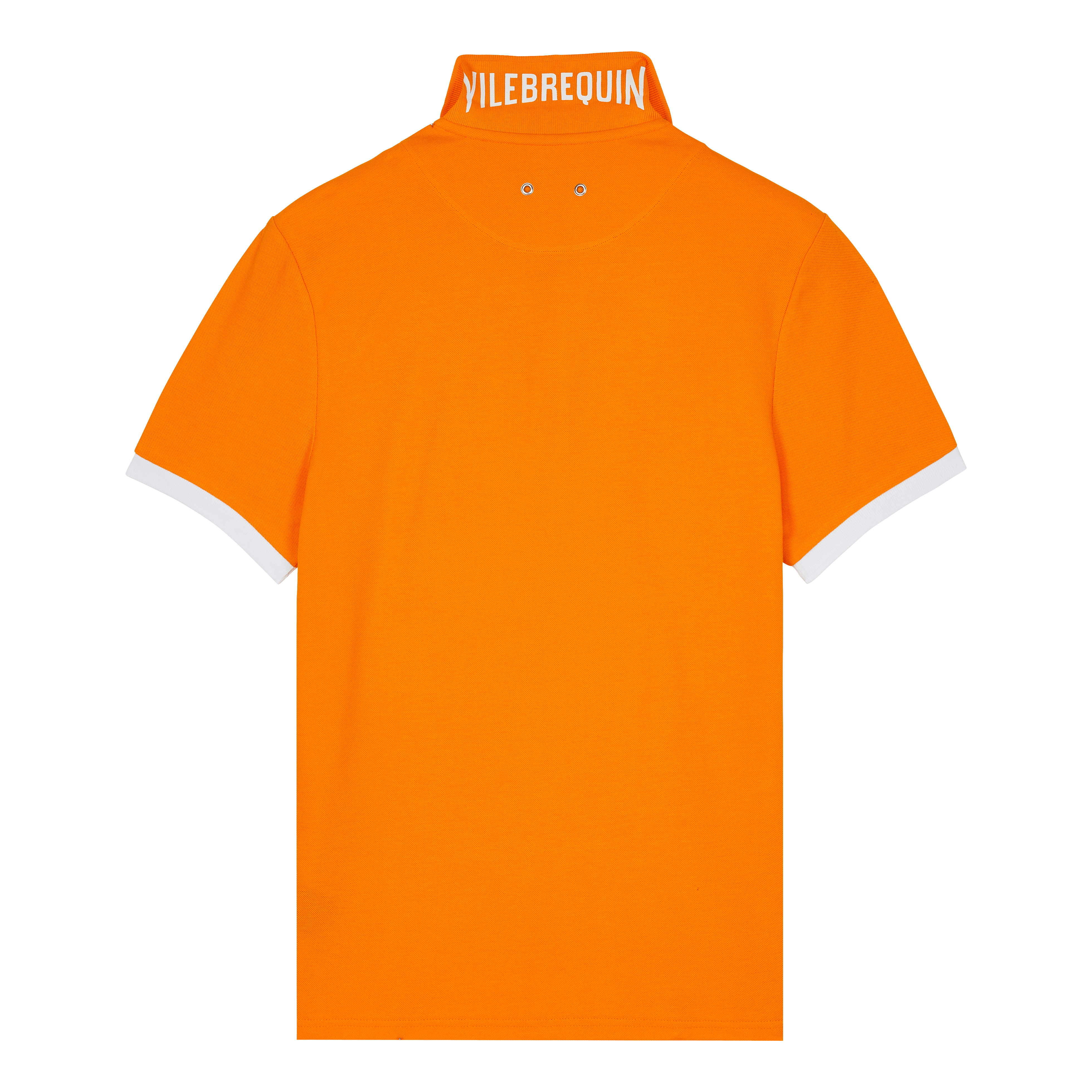 Men Cotton Pique Polo Shirt Solid - 2