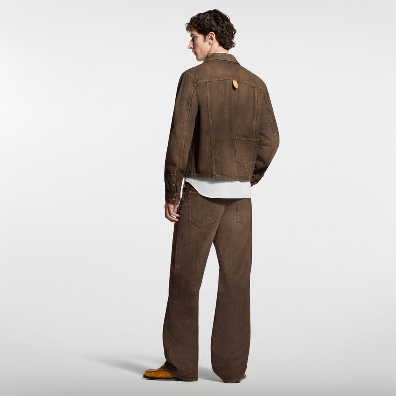 Coffee Indigo Denim Long-Sleeved Shirt 3
